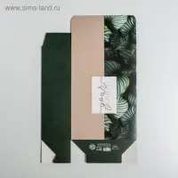 Коробка подарочная складная, упаковка, &laquo;Тропики&raquo;, 22 х 30 х 10 см