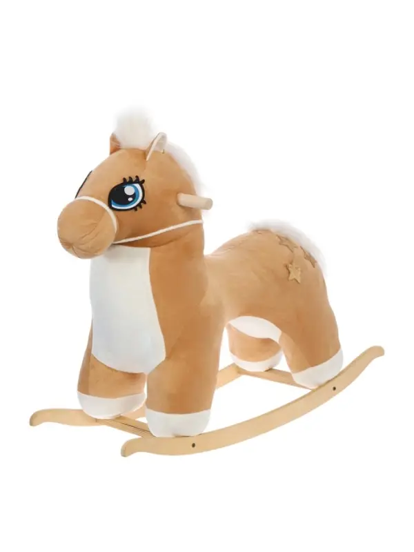 Качалка &laquo;Лошадка: Звёздочка&raquo;, не музыкальная, цвет бежевый