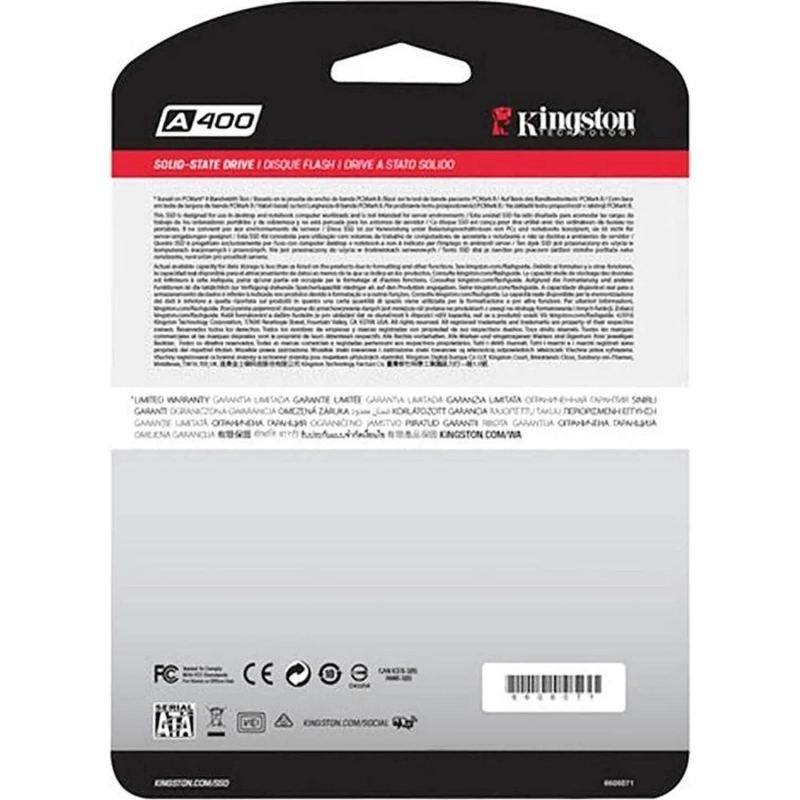 SSD накопитель Kingston SATA3 480G SA400S37/480G 2.5(SA400S37/480G)