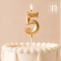 Свеча для торта, цифра &laquo;5&raquo;, 11.5&times;2.3 см