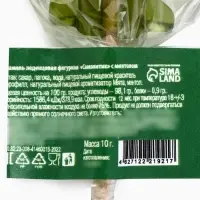 Леденец на палочке &laquo;Моему герою&raquo;, вкус: мята -ментол, 20 шт. х 10 г