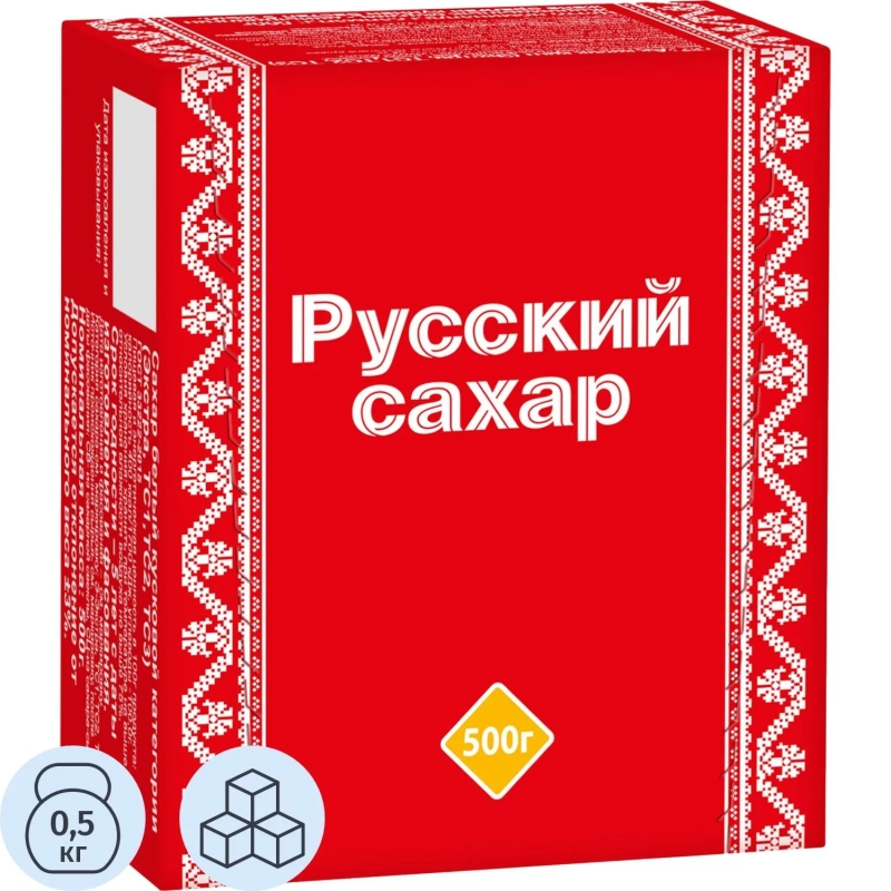 Сахар кусковой прессованный Русский 500г