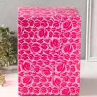 Фонтан настольный от сети, подсветка "Будда с лотосами - благополучие" 16х16х22 см