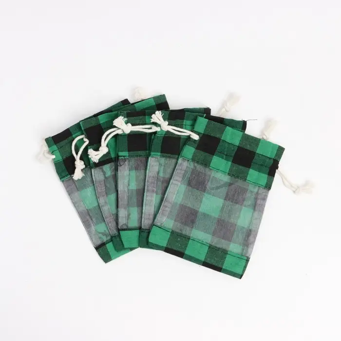 Льняной мешочек для хранения украшений, подарков, трав, 10&times;14 см, набор из 5 штук