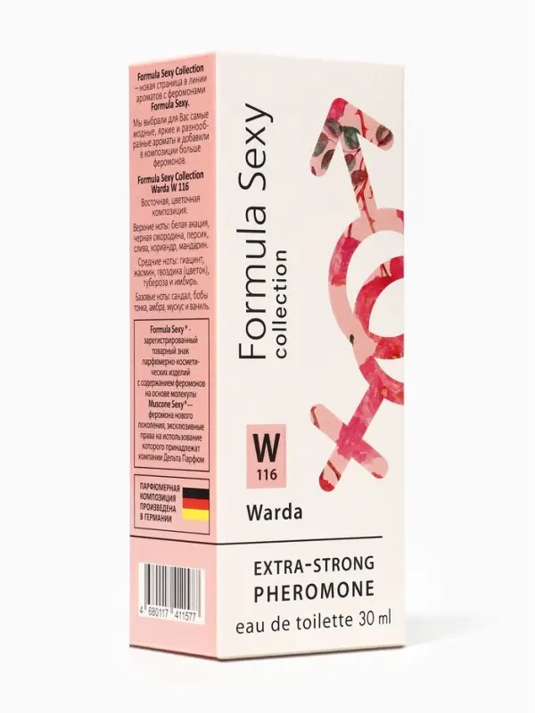 Туалетная вода женская с феромонами Formula Sexy collection Warda W116, 30 мл