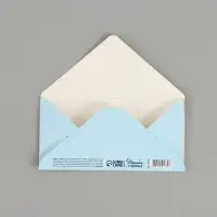 Конверт для денег &laquo;С днём рождения&raquo;, шары, тиснение 16.5&times;8 см