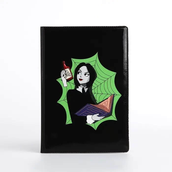 Обложка для паспорта, цвет чёрный