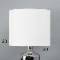 Настольная лампа с абажуром RISALUX &laquo;Слинг&raquo;, Е27, 40 Вт, хром, 30&times;30&times;58 см