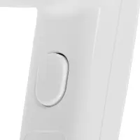 Фен LGE-006, 1300 Вт, настенный, 2 скорости, крепление, белый