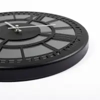 Часы настенные, интерьерные, бесшумные, d-32 см, металл с зеркалом Часы настенные, интерьерные, бесшумные, d-32 см, металл с зеркалом