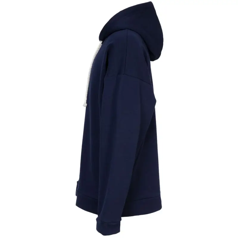 Худи унисекс оверсайз Seamark, темно-синее, размер XS/S Худи унисекс оверсайз Seamark, темно-синее, размер XS/S