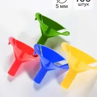 Держатель для шаров с боковым зажимом, d=5 мм, ассорти, набор 100 штук