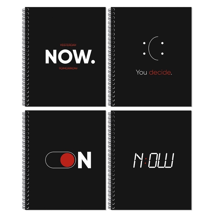 Тетрадь 96 листов в клетку, на гребне «Мотивация», белые листы, МИКС Тетрадь 96 листов в клетку, на гребне «Мотивация», белые листы, МИКС