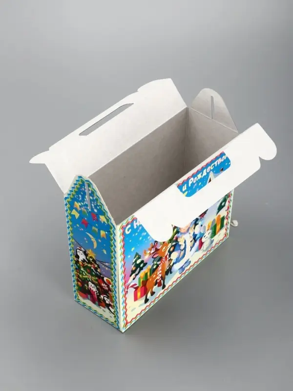 Подарочная коробка новогодняя «Яркий Новый год» Чемоданчик малый, 17.3×6.5×15 см Подарочная коробка новогодняя «Яркий Новый год» Чемоданчик малый, 17.3×6.5×15 см