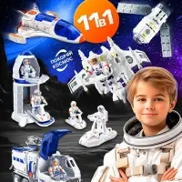 Игровой набор 11в1 &laquo;Лунная база&raquo;, с фигурками
