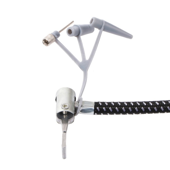 Насос ручной Топ Авто, НР-4805, 480 см3, до 5 АТМ, металл. корпус, 3 насадки Насос ручной Топ Авто, НР-4805, 480 см3, до 5 АТМ, металл. корпус, 3 насадки