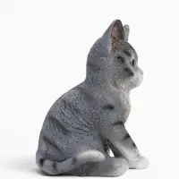Садовая фигура из полистоуна &laquo;Полосатый Котёнок&raquo;, 20&times;14&times;12 см