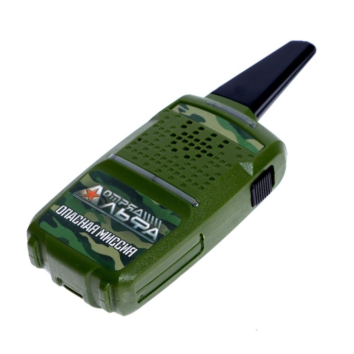 Игровой набор с рациями «Опасная миссия», радиус действия 300 м, в наборе: 2 рации, бинокль, компас, работает от батареек Игровой набор с рациями «Опасная миссия», радиус действия 300 м, в наборе: 2 рации, бинокль, компас, работает от батареек