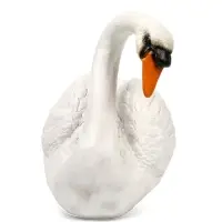 Садовая фигура из полистоуна &laquo;Лебедь&raquo;, 40&times;37&times;25 см