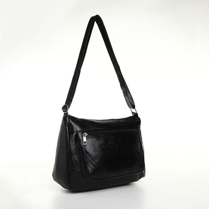 Сумка женская на молнии, цвет чёрный Сумка женская на молнии, цвет чёрный