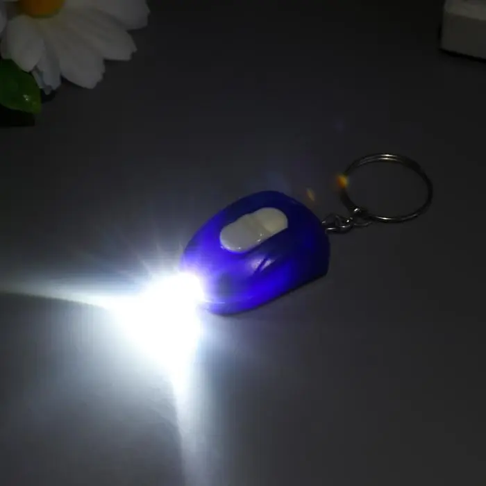 Фонарик брелок для ключей на кольце «Компьютерная мышь», 1 лампа, МИКС Фонарик брелок для ключей на кольце «Компьютерная мышь», 1 лампа, МИКС