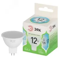Лампа светодиодная LED 12 Вт 1200Лм 4000К MR16-12W-840-GU5.3 GU5.3 софит яркий белый свет Green Line