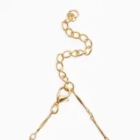 Колье "Летний вайб" море любви, цветное в золоте