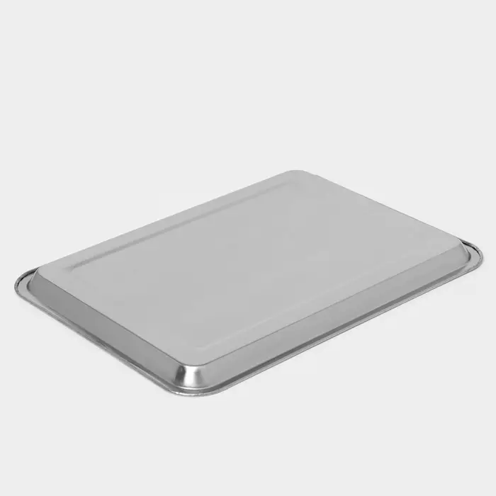 Поднос из нержавеющей стали, 40&times;30&times;2 см (&plusmn; 1 см)