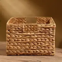 Корзинка прямоугольная, 44&times;30&times;20 см, водный гиацинт