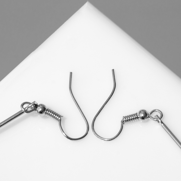 Серьги с жемчугом «Бусинки на палочке», цвет белый Серьги с жемчугом «Бусинки на палочке», цвет белый