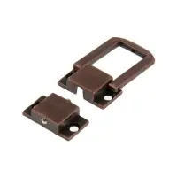 Замок-защелка на ящик ZM01, 3.2×2.5 см, цвет медь