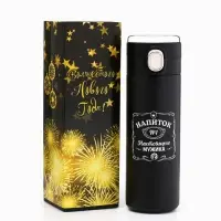 Термос, 420 мл, &laquo;Напиток мужика&raquo;, сохраняет тепло 8 ч, с термометром