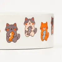 Миска &laquo;Парные коты&raquo;, 200 мл, 10.5&times;10.5&times;4 см, керамика, белая