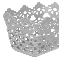 VETTA Корзинка универсальная "Цветы", 15х10х8,5см, пластик, 2 цвета