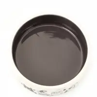 Миска &laquo;Весёлые котики&raquo;, 300 мл, 12.5&times;12.5&times;4.5 см, керамика, чёрная, белая