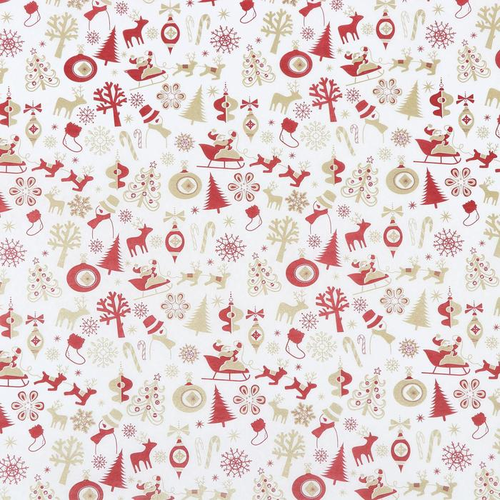 Бумага силиконизированная «Новый Год», для выпечки, 0,38 х 5 м Бумага силиконизированная «Новый Год», для выпечки, 0,38 х 5 м