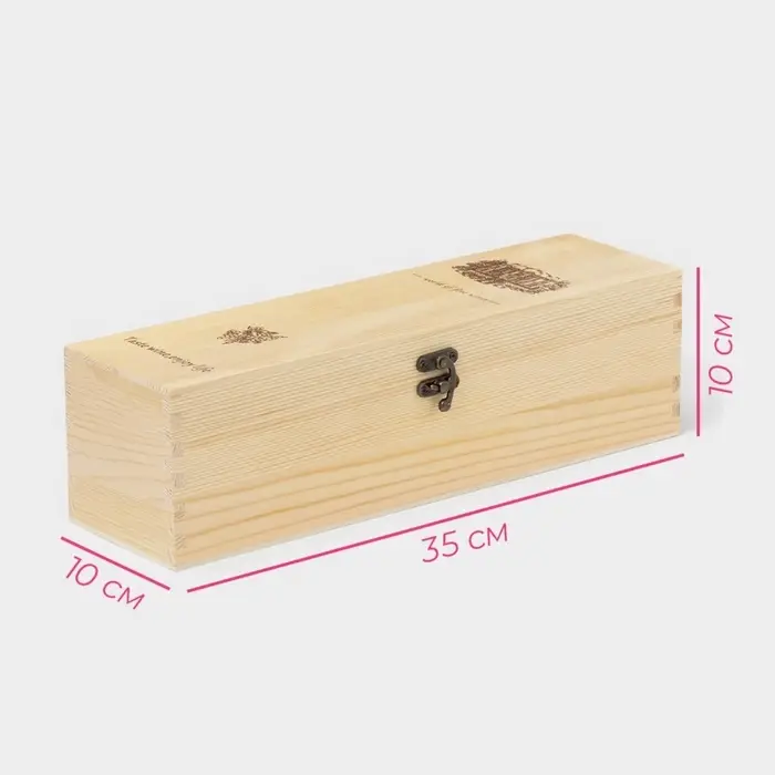 Ящик для хранения вина Доляна &laquo;Ливорно&raquo;, 35&times;10 см, на 1 бутылку