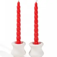 Свечи витые ароматические 1.5&times;15 см, 2 шт., роза