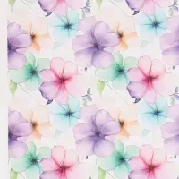 Бумага упаковочная глянцевая &laquo;Цветы&raquo;, 70 &times; 100 см