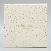 Коробка для кондитерских изделий с пластиковой крышкой I love winter, 15×15×3 см