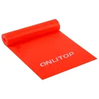 Эспандер ленточный для фитнеса ONLYTOP, 150&times;15&times;0.04 см, 10 кг, МИКС