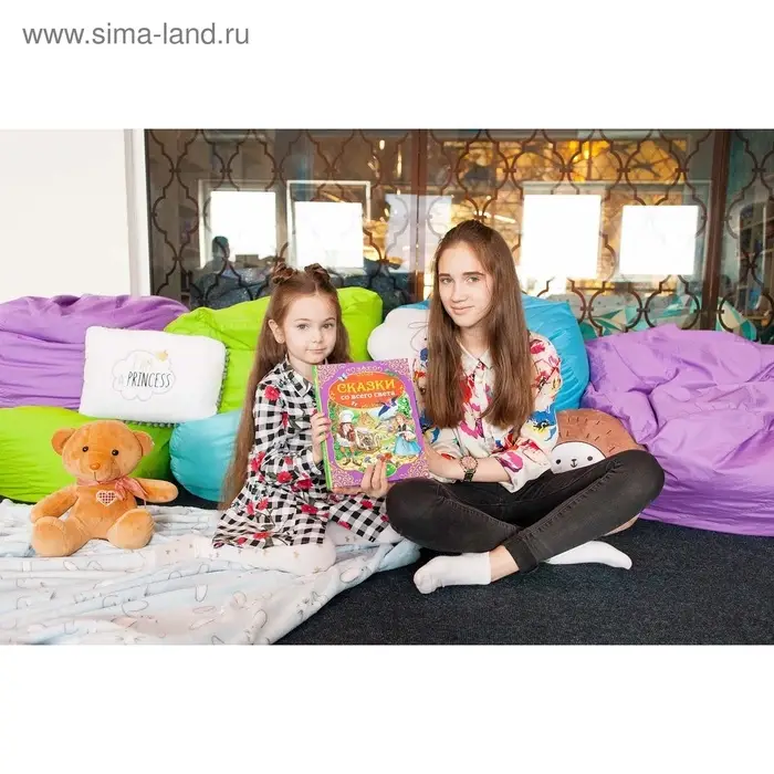 Книга детская в твёрдом переплёте &laquo;Сказки со всего света&raquo;, 128 стр.