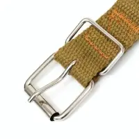 Брезентовый ошейник, 58&times;2.5 см, однослойный, цвет песочный