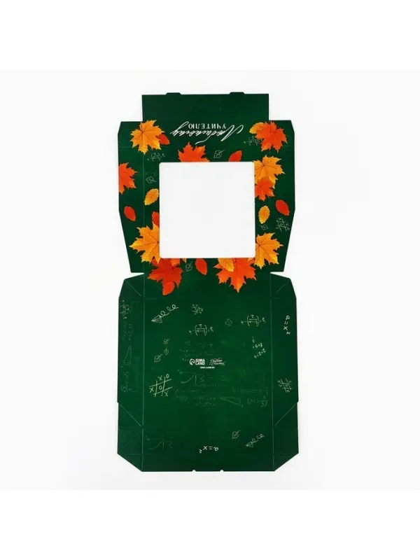 Коробка с окном подарочная &laquo;Учителю&raquo;, 20&times;20&times;4 см