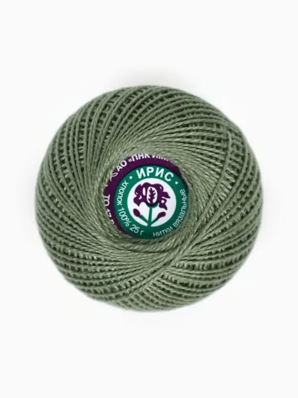 Нитки вязальные &laquo;Ирис&raquo; 150 м/25 г, 100% мерсеризованный хлопок