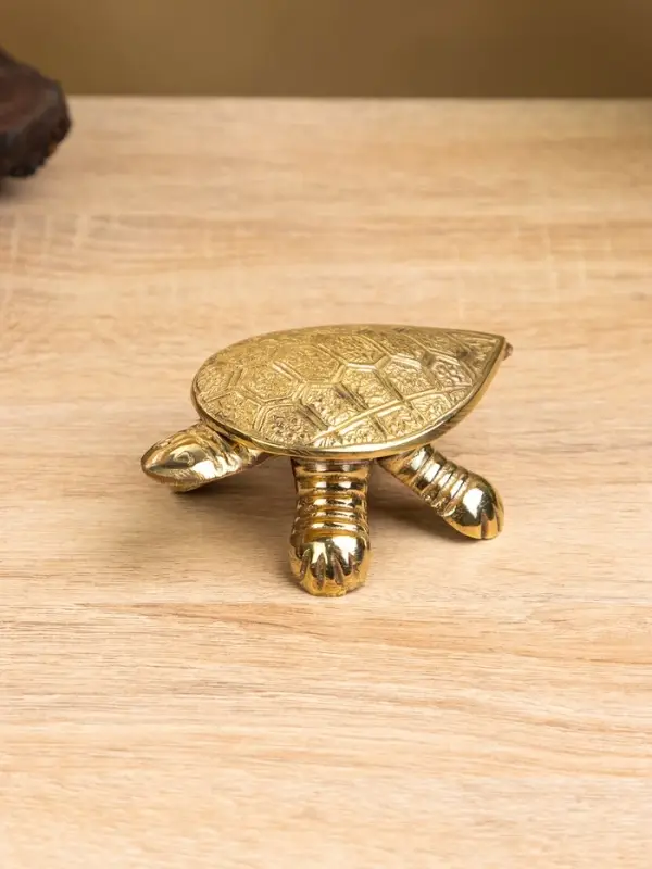 Шкатулка &laquo;Черепаха в ромбики&raquo;, 10&times;6&times;3 см, латунь