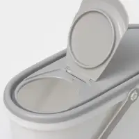Контейнер для стирального порошка, 5 л, 11&times;24.6&times;32 см, серый