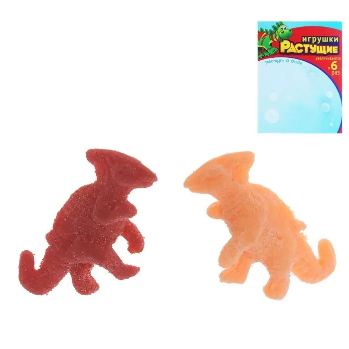 Растущие животные «Динозавры», набор 2 шт., МИКС