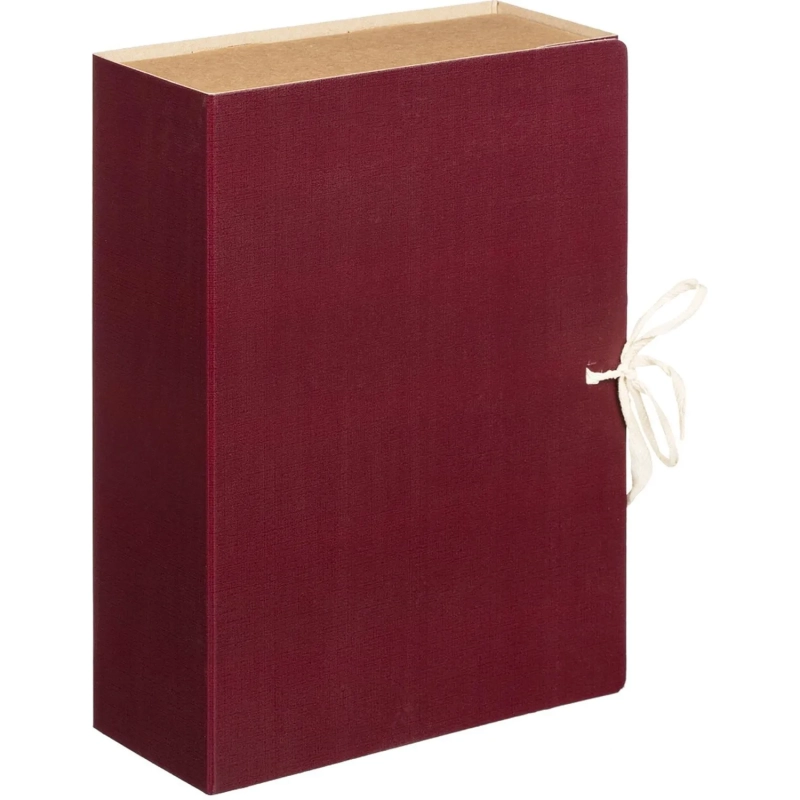 Папка архивная с завязками 100мм  клапан микрогофра,складная