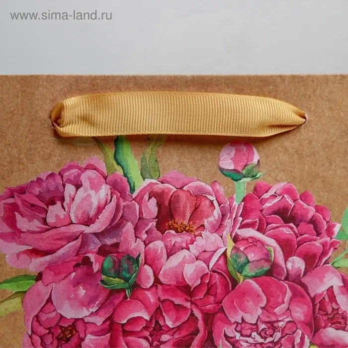 Пакет подарочный крафтовый, упаковка, For you, MS 23&times;18&times;10 см
